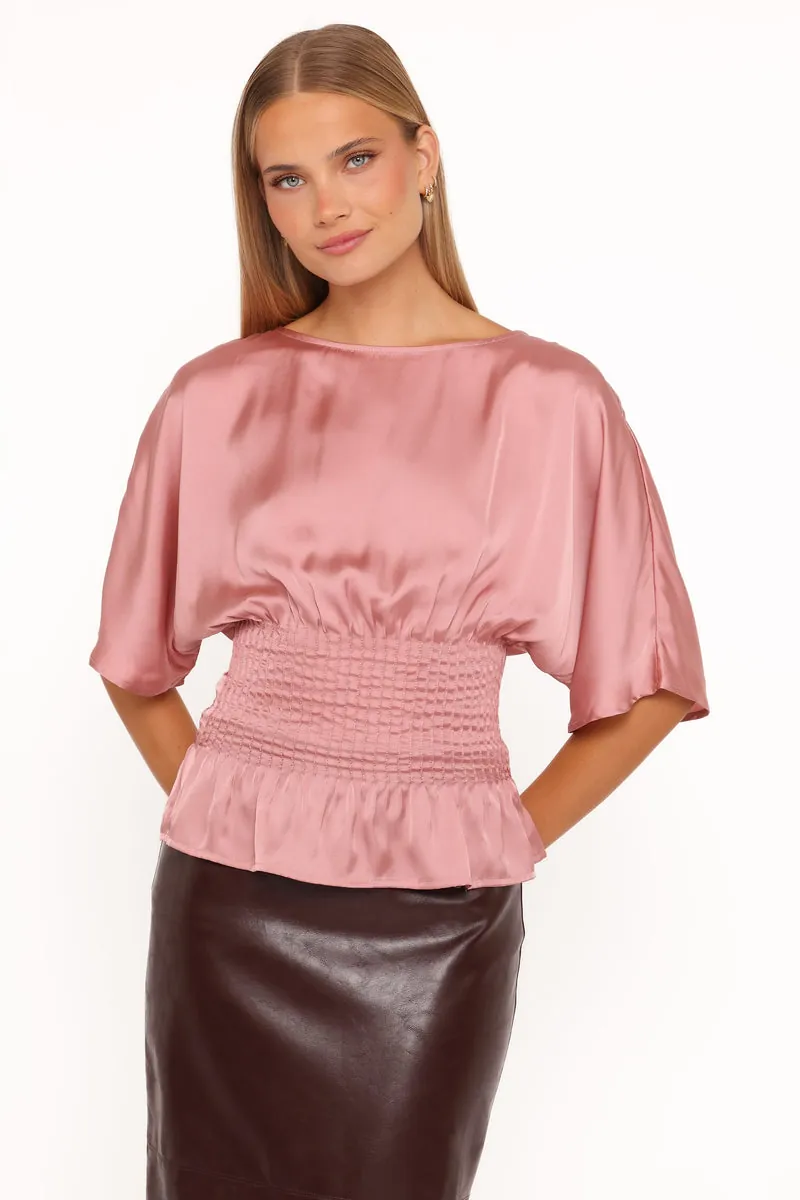 Blusa Cherish Pintuck Rose - foto 2