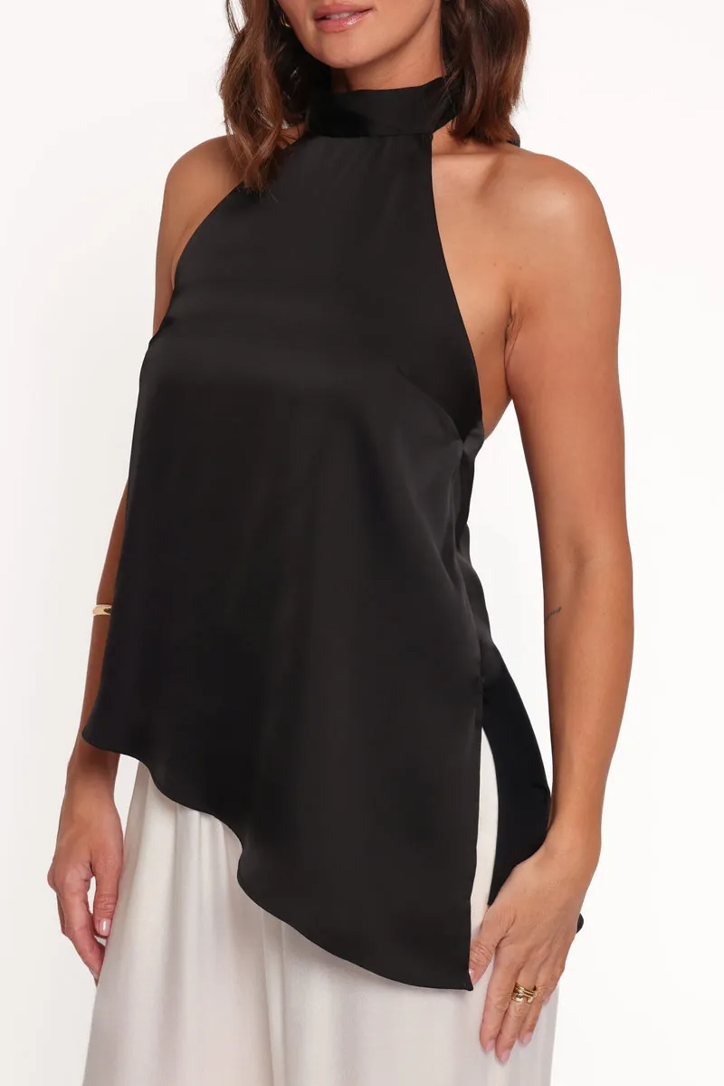 Blusa Merlin Halterneck Preto - foto 1
