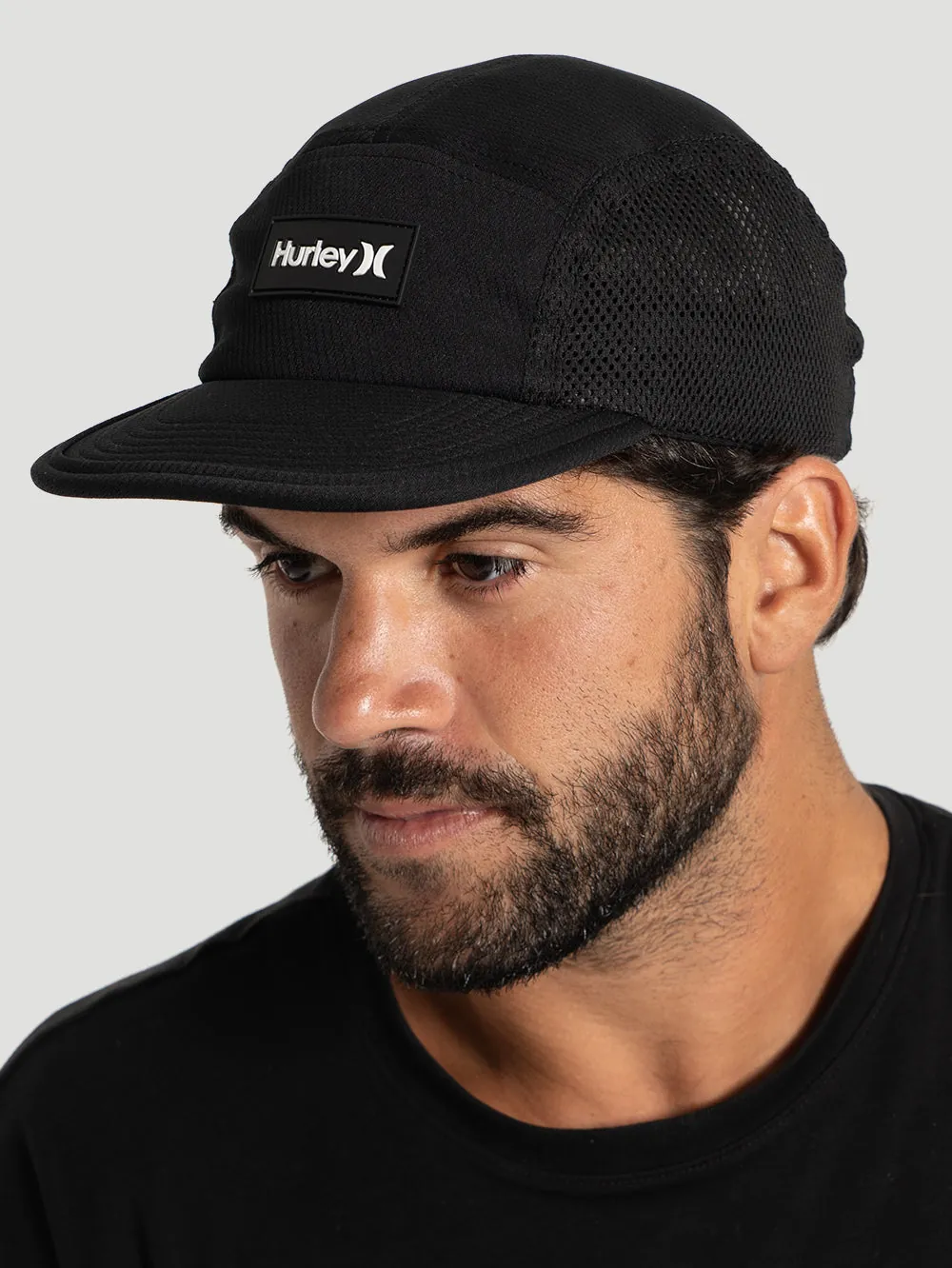 Boné Hurley Five Runner Preto Aba Reta - foto 2