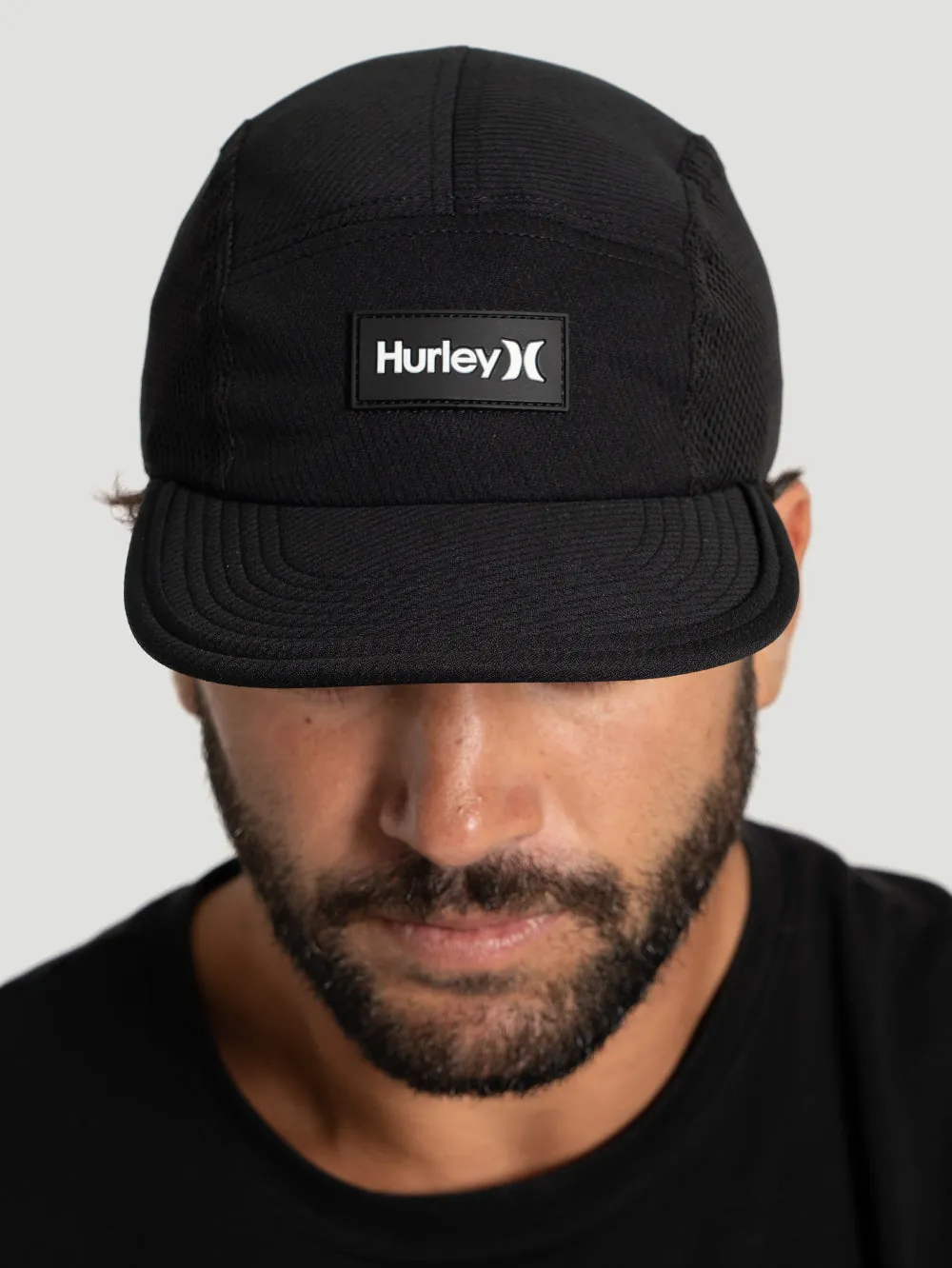 Boné Hurley Five Runner Preto Aba Reta - foto 3