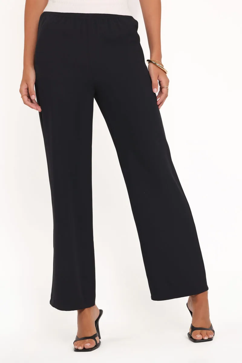 Calça Pantalona Clark Crepe Preto - foto 3