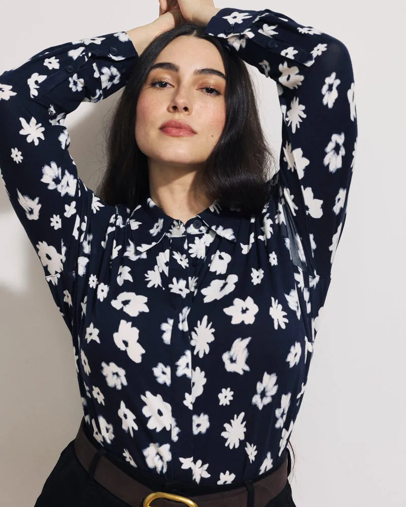 Camisa Elbe Liquid Jersey Classic Fit Mystic Blossom - foto 1