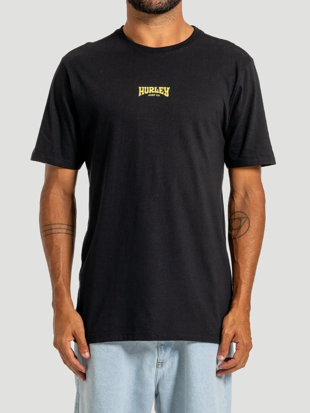Camiseta Manga Curta Hurley Bells Preta - foto 1