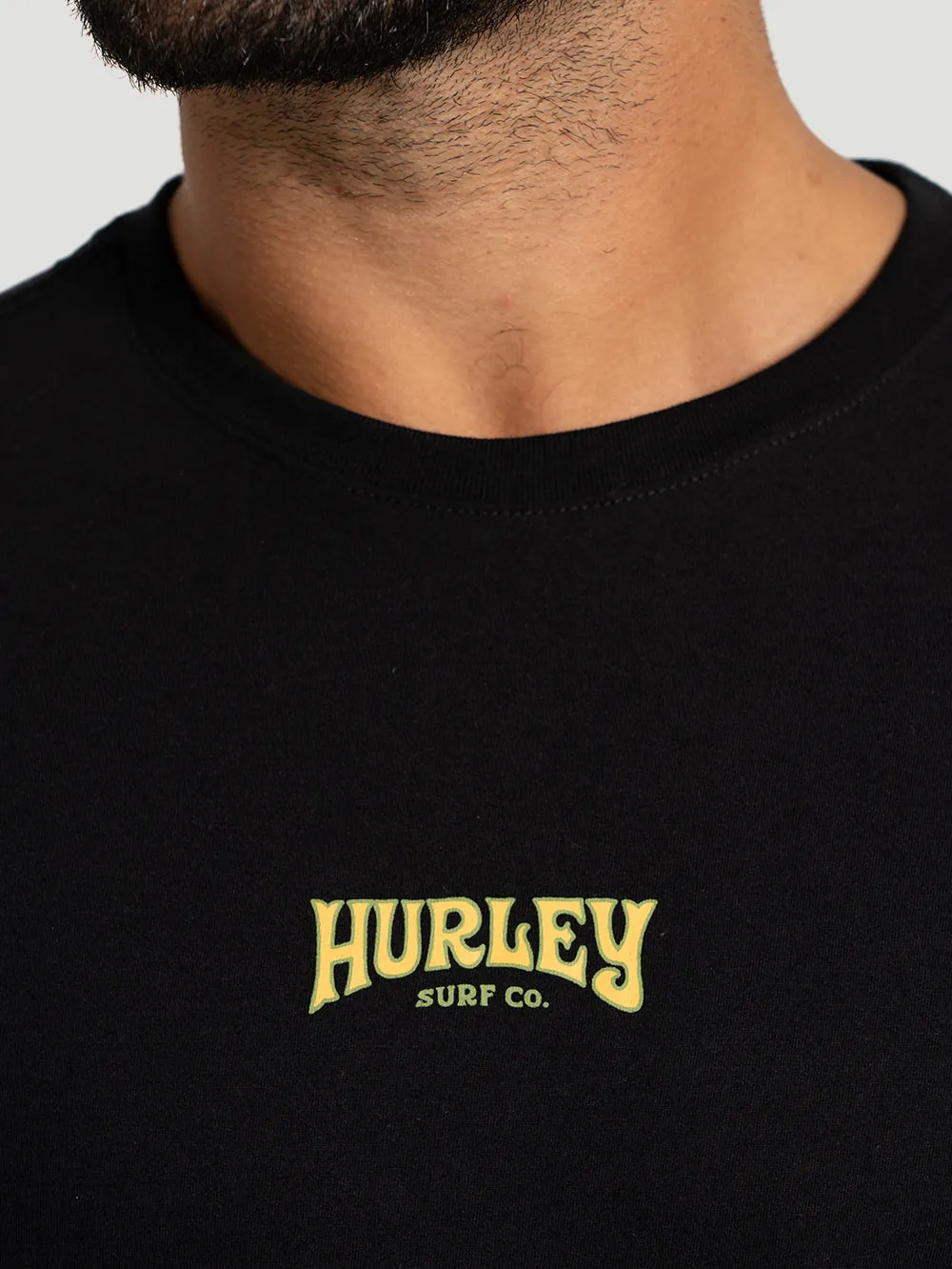 Camiseta Manga Curta Hurley Bells Preta - foto 4