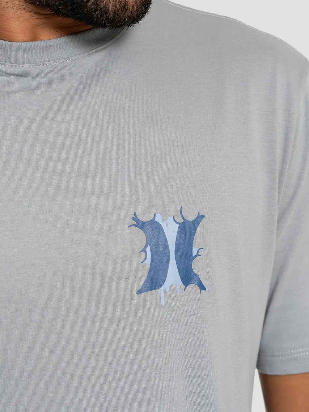 Camiseta Manga Curta Hurley Bombcloud Cinza - foto 4