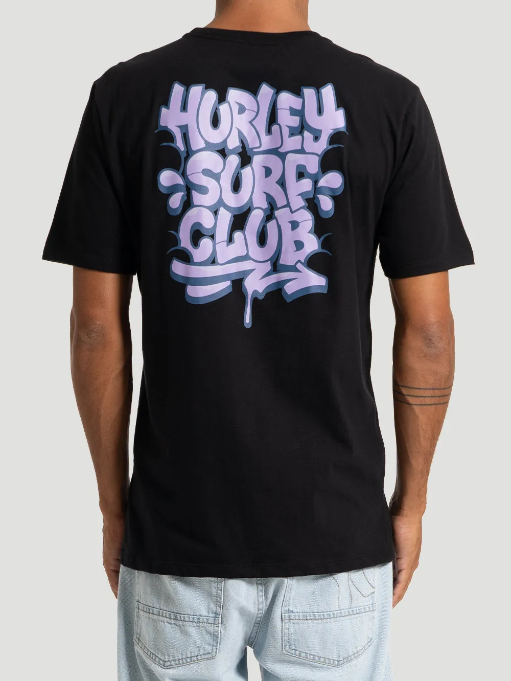 Camiseta Manga Curta Hurley Bombcloud Preta - foto 2