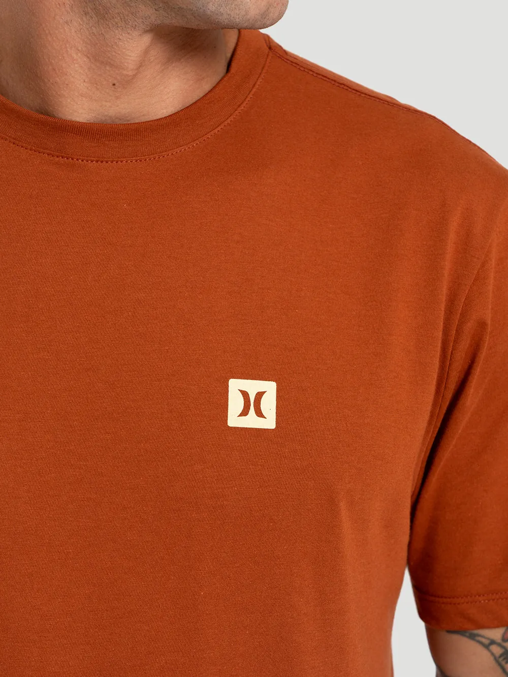 Camiseta Manga Curta Hurley Mini Icon Marrom - foto 3
