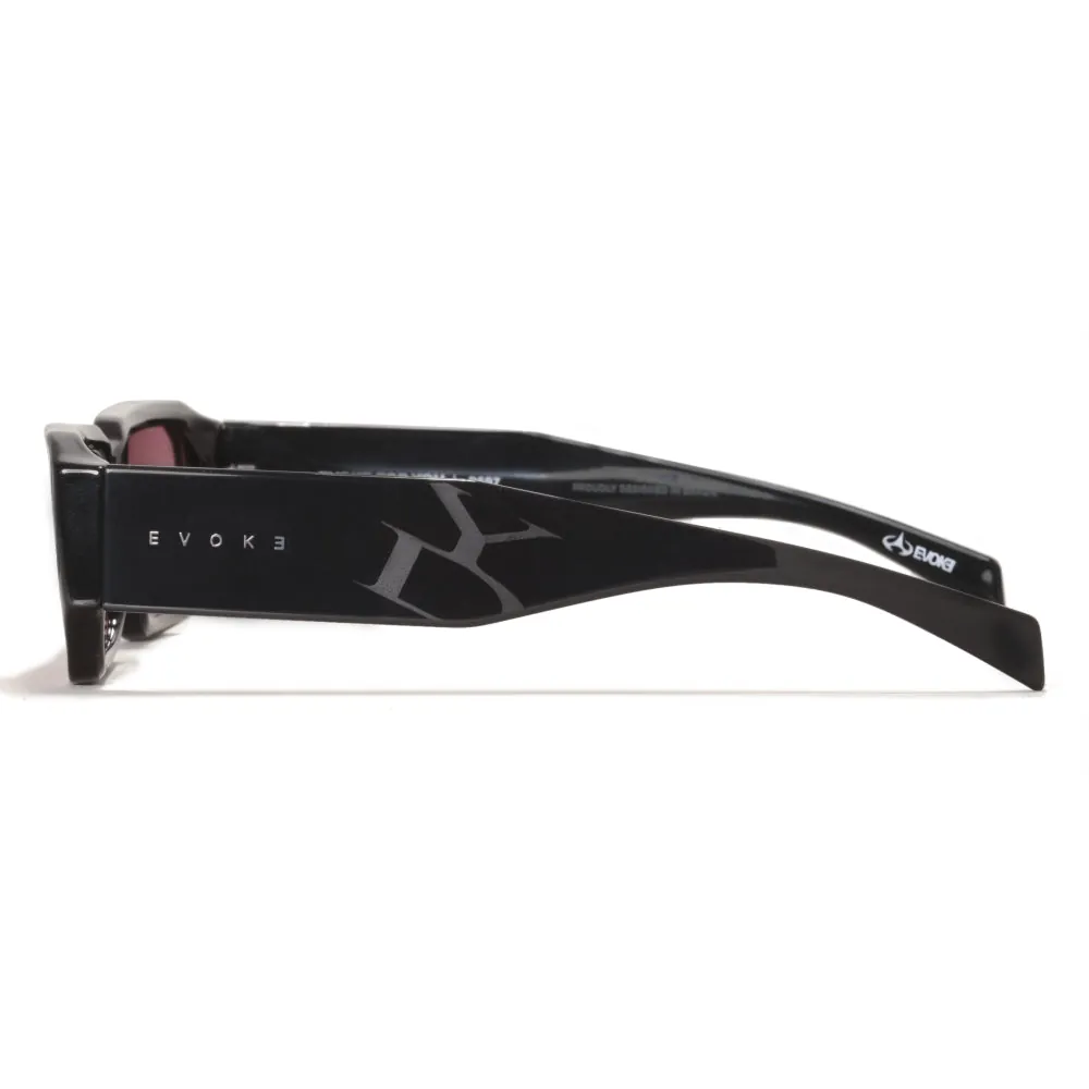 Óculos de Sol Evoke X Yago Dora For You DS97 YD03 Black Shine Pink Gradient - foto 3