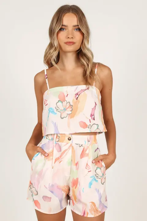 Short Carey High Waisted Multi