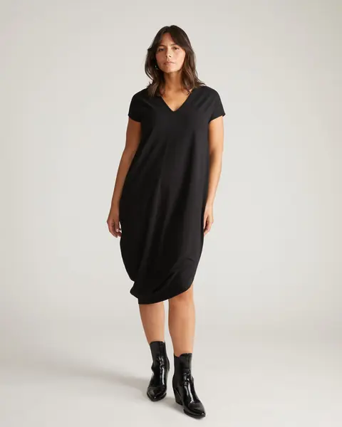 Vestido Iconic Geneva V-Neck Preto