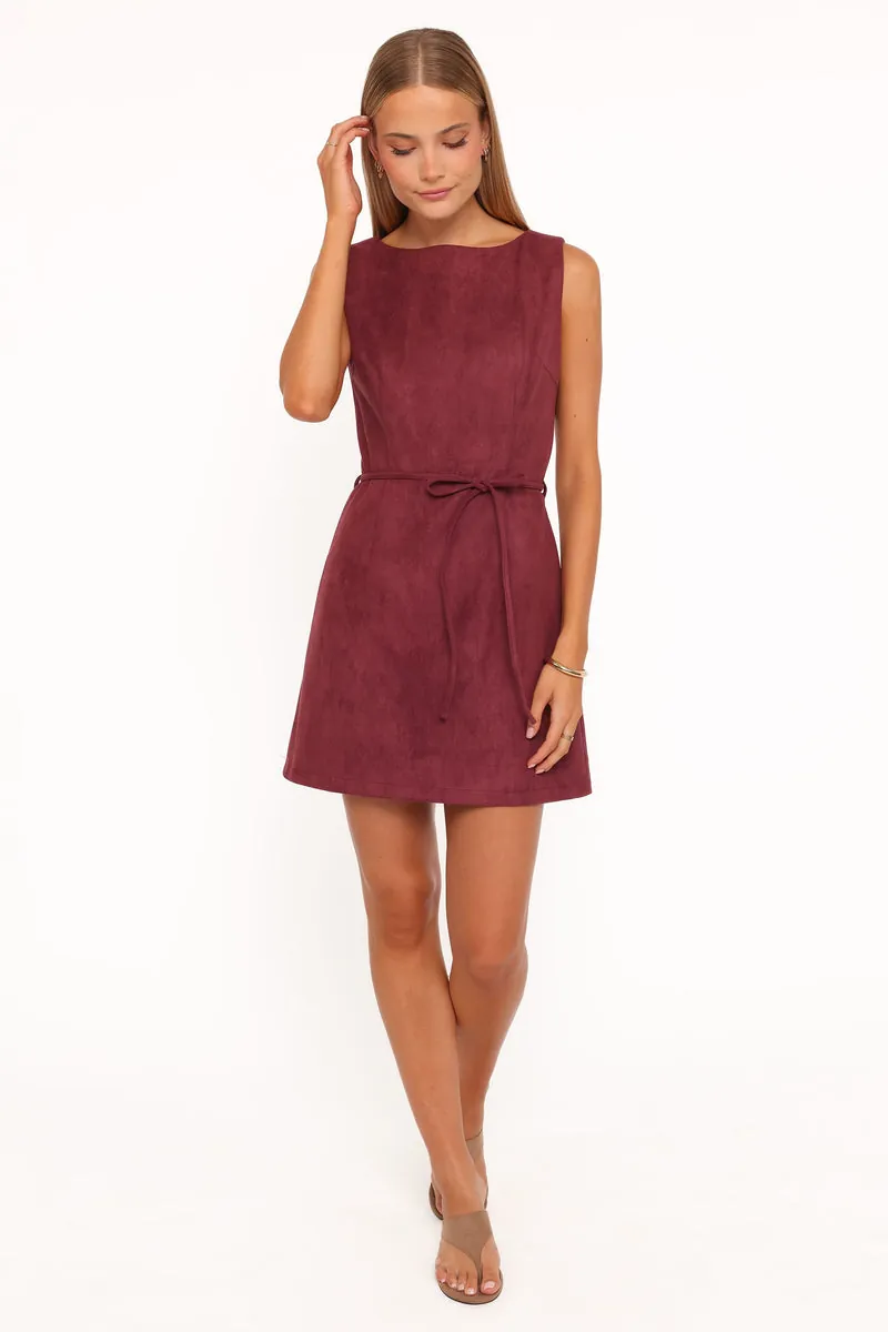 Vestido Curto Sharna Bordô - foto 3