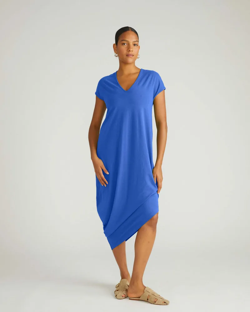 Vestido Iconic Geneva V-Neck Lapis - foto 3