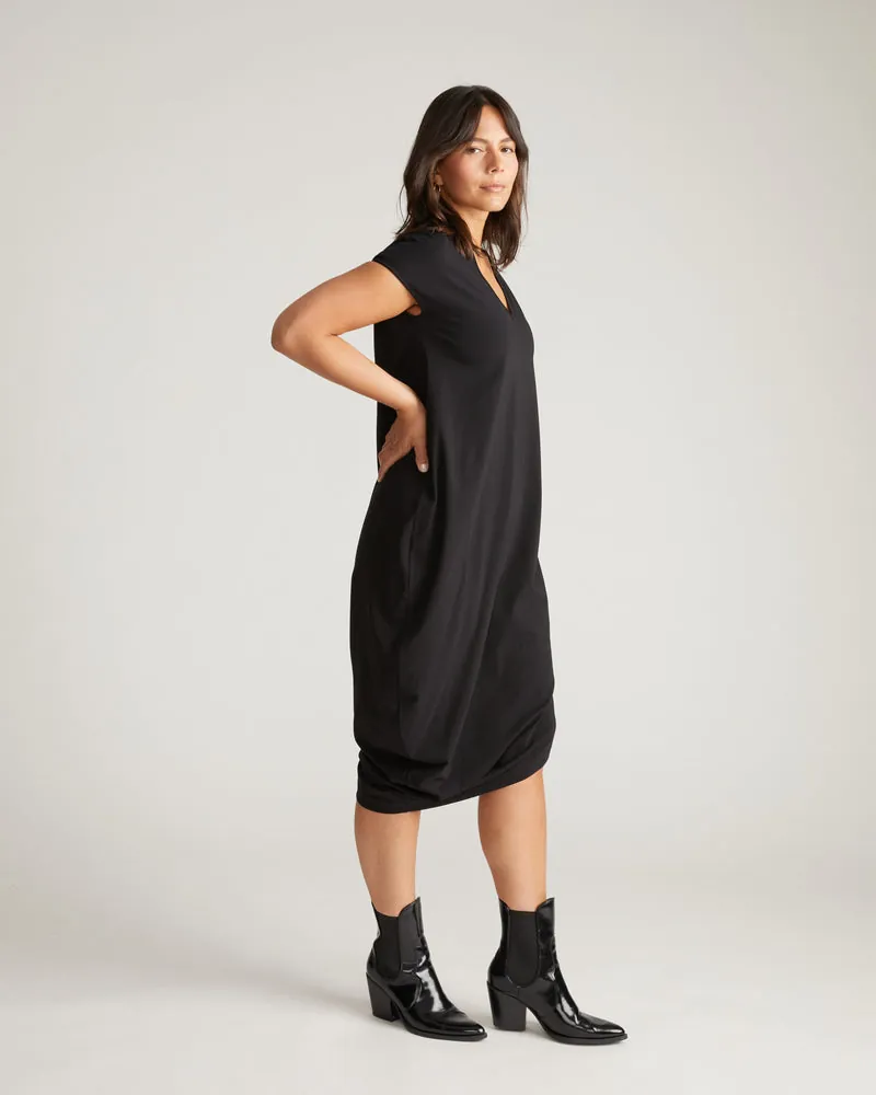 Vestido Iconic Geneva V-Neck Preto - foto 2