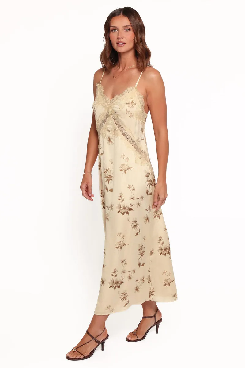 Vestido Longo Capaldi Sand Floral - foto 3
